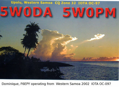 Western Samoa  IOTA OC-097
