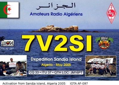 Sandja island   IOTA AF-097
