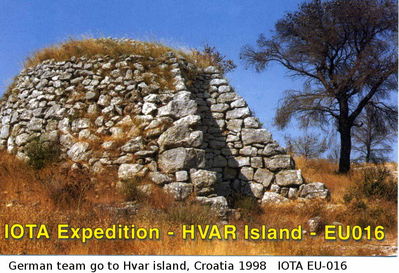 Hvar island  IOTA EU-016

