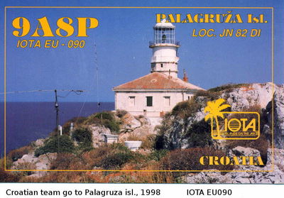 Palagruza island  IOTA EU-090
