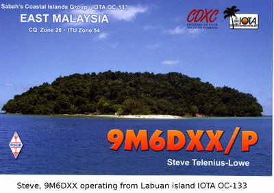 Labuan island IOTA OC-133
