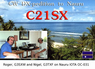 Nauru island IOTA OC-031
