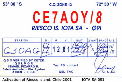Riesco island         IOTA SA-091
