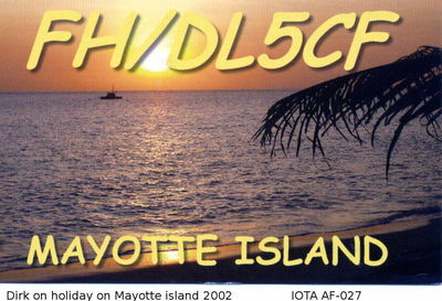 Mayotte island   IOTA AF-027
