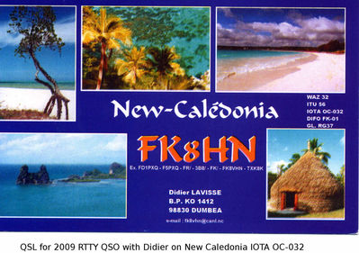 New Caledonia island IOTA OC-032
