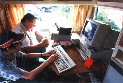 NFD 1990's G0PNL & G0STU operating
