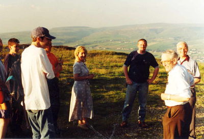 Members on Holcombe Hill 1997 
