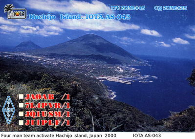 Hachijo island    IOTA AS-043
