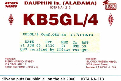 Dauphin island     IOTA NA-213
