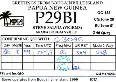 Bougainville island   IOTA OC-135
