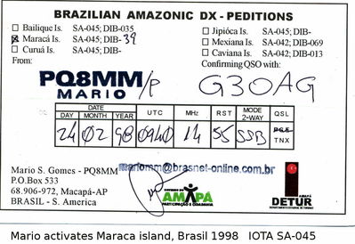Maraca island  IOTA SA-045
