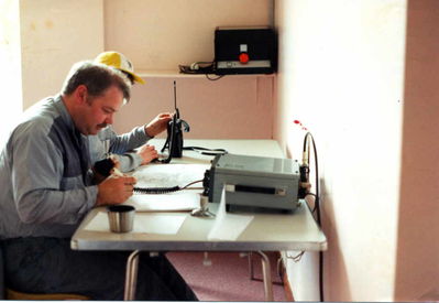 Paul G1ZBW at the Rally talk in 1990's
