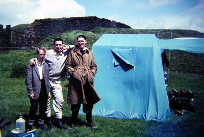 Field day..year unknown
Very young Keith, G8EAP, with Fred  G3RSM  & Francis G3IVG
