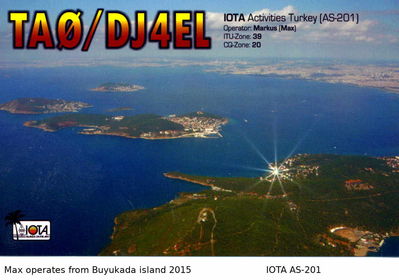 Buyukada island, Turkey  IOTA AS-201
