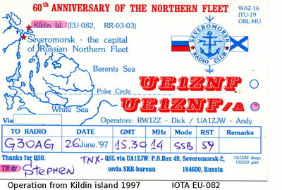 Kildin island    IOTA EU-082
