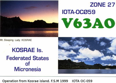 Kosrae island  IOTA OC-059
