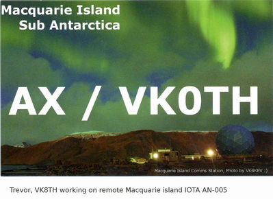 Macquarie island  IOTA AN-005
