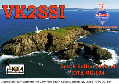 South Solitary island IOTA OC-194
