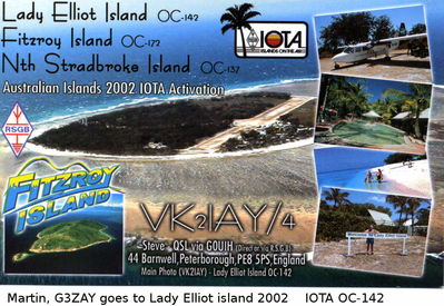 Lady Elliot island  IOTA OC-142
