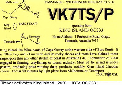 King island  IOTA OC-233
