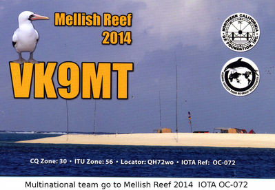 Mellish Reef  IOTA OC-072
