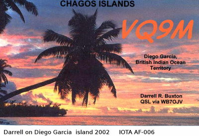 Diego Garcia island  IOTA AF-006
