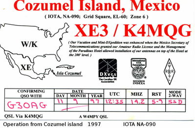 Cozumel island    IOTA NA-090
