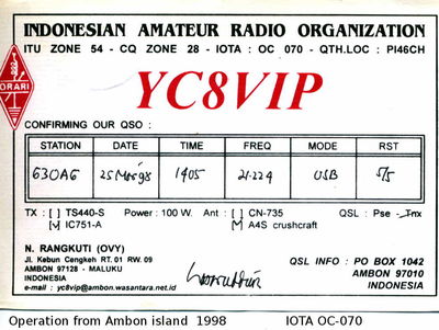 Ambon island   IOTA OC-070
