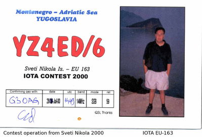 Sveti Nikola island     IOTA EU-163
