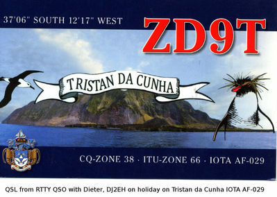 Tristan da Cunha island  IOTA AF-029
