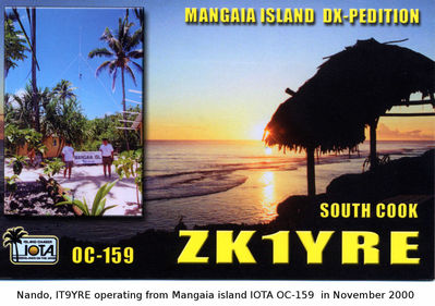 Mangaia island IOTA OC-159
