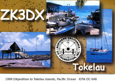 Tokelau island IOTA OC-048
