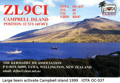 Campbell island  IOTA OC-037
